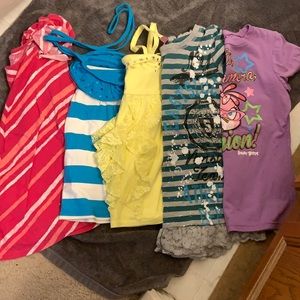 Lot of 5 girls tops. Size 10-12. EUC
